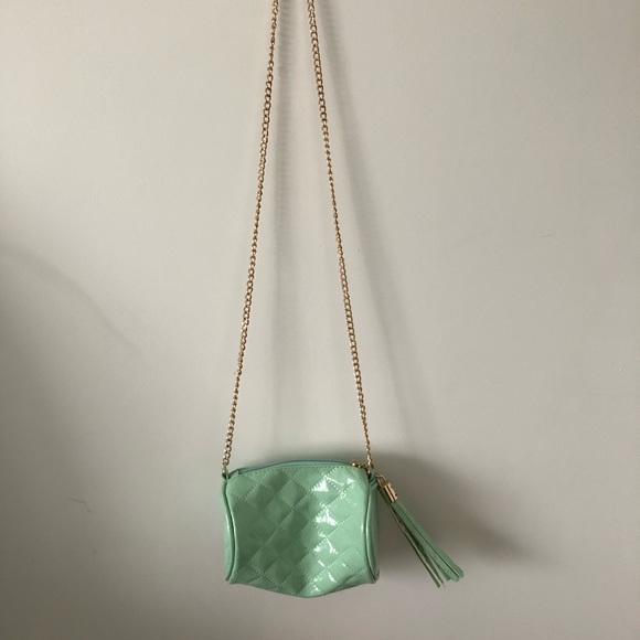 NEW w/o tags mint green purse w/ Chain♥ - Picture 2 of 3